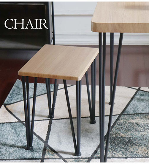 一人暮らしに最適なコンパクトなダイニングテーブルセット 3点セット ダイニングセット おしゃれ 北欧 ライトブラウン-3