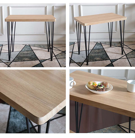 一人暮らしに最適なコンパクトなダイニングテーブルセット 3点セット ダイニングセット おしゃれ 北欧 ライトブラウン-6