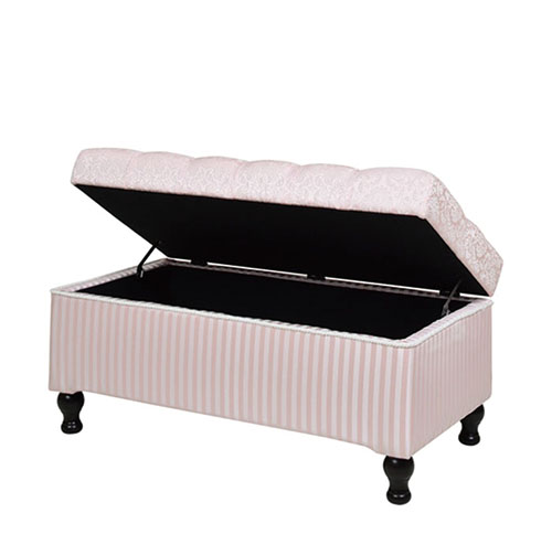 ジェニファーテイラー 収納付きベンチ おしゃれ Haruno（ハルノ） ピンク-6