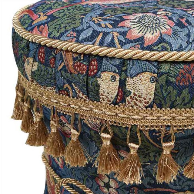 ジェニファーテイラー 丸型スツール 椅子 イス イチゴ 泥棒 いちご ウィリアムモリス 送料無料-6