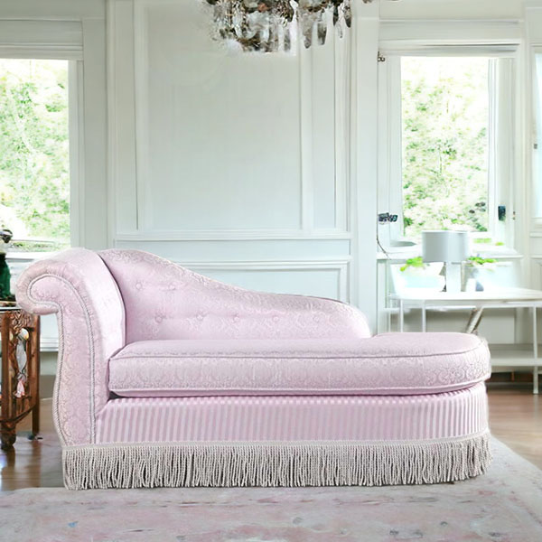 ジェニファーテイラー カウチ カウチソファ ソファー ハルノ ピンク おしゃれ ロココ 開梱設置付き-1