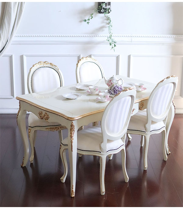 Y-kagu ホワイト ダイニングチェア クラシックスタイル 【公式通販】