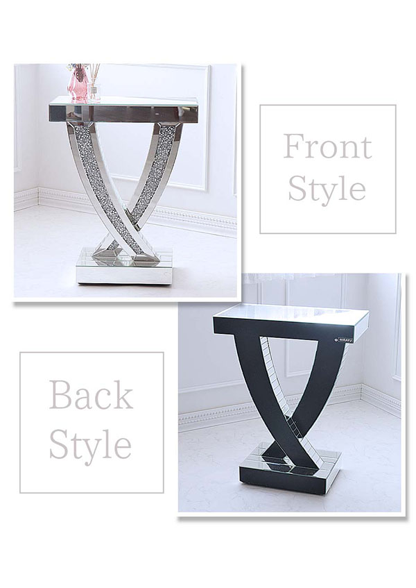 キラキラ ミラーコーンソール｜Y-KAGU(輸入家具屋さん.com)