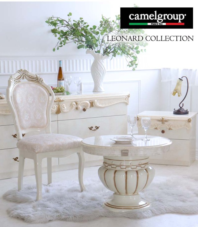 イタリア製 高級イタリア家具 レオナルドシリーズの4枚扉のゴージャスなショーケースキャビネット（LEDライト付き） 180cm-15