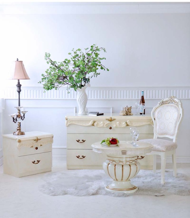 イタリア製 高級イタリア家具 レオナルドシリーズの3引出のワイドチェスト 125cm-13