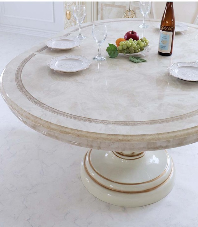 イタリア製 高級イタリア家具 レオナルドシリーズの伸長式タイプのエクステンションテーブル（ダイニングテーブル）110cm～150cm-2