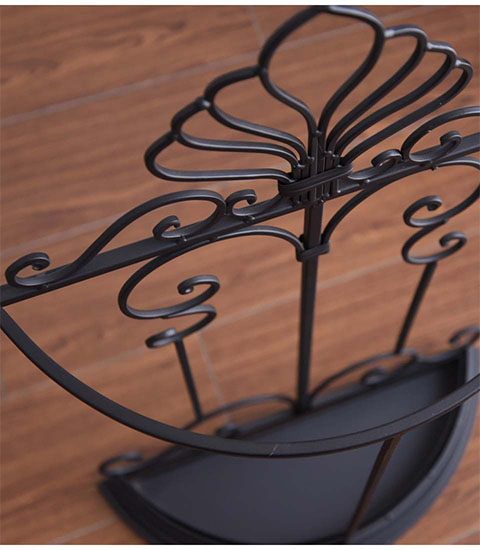 クラシックで優雅な傘立て。壁に添うデザインでスッキリと華やかな玄関を演出。-5