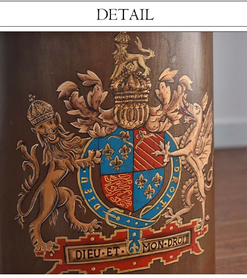 シノワズリ アンブレラスタンド ブリキ アンティーク風 128-065 シノワズリ アンブレラスタンド ブリキ アンティーク風 128-065