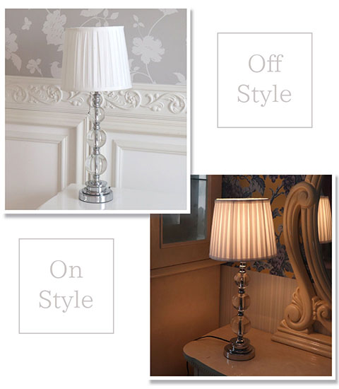 高級アンティークテーブルランプ。 おしゃれで可愛い姫系。クラシックな卓上ランプ。-8