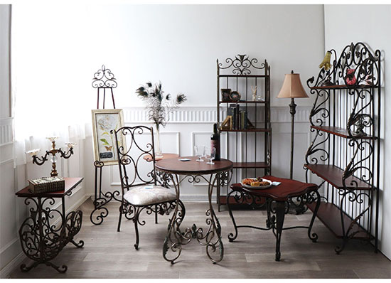 アンティーク調 木製 マガジンラックテーブル サイドテーブル｜Y-KAGU  