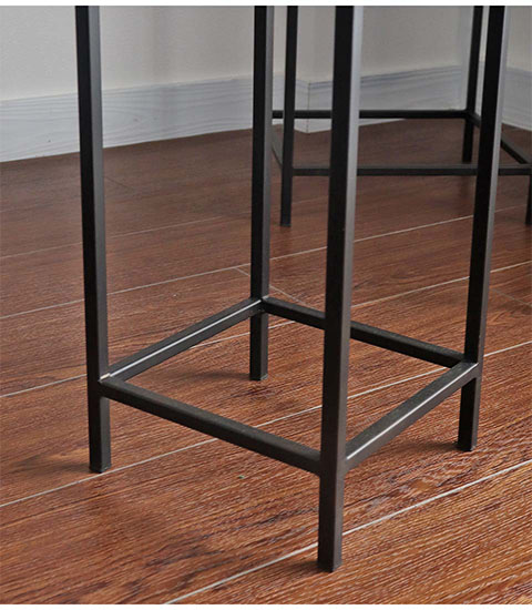 アンティーク調 木製 ネストテーブル3点セット-11