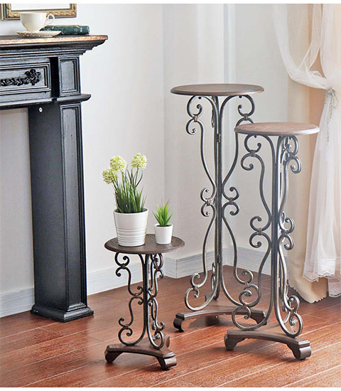 KOSUGA サイドテーブル シェルフ 3段ラック 花台 飾り台 サイド  