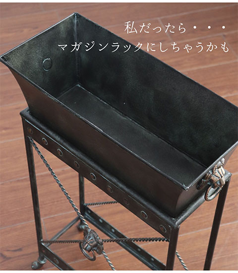 アンティーク調 高級 ライオンプランタースタンド スタンドボックス 什器-9