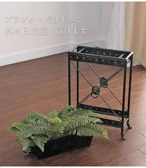 アンティーク調 高級 ライオンプランタースタンド スタンドボックス 什器-11