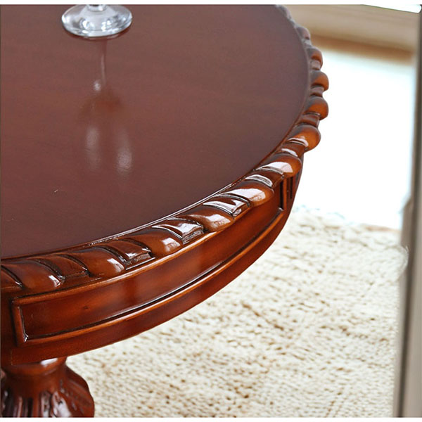 マホガニー材 ベネシア アンティーク調 コーヒーテーブル 幅60cm｜Y  