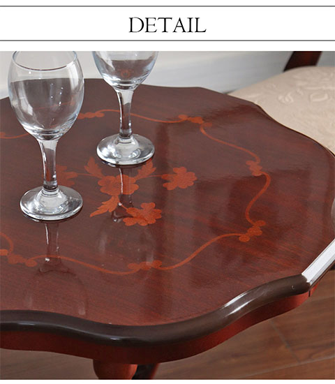 イタリア製 象嵌コーヒーテーブル（サイドテーブル） ブラウン｜Y-KAGU  