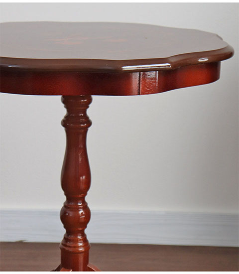 イタリア製 象嵌コーヒーテーブル（サイドテーブル） ブラウン｜Y-KAGU  