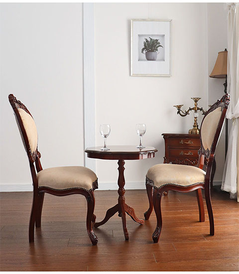 イタリア製 象嵌コーヒーテーブル（サイドテーブル） ブラウン｜Y-KAGU  