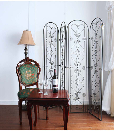 ハートがかわいい アイアン製パーテーション輸入家具の通販ショップ-1