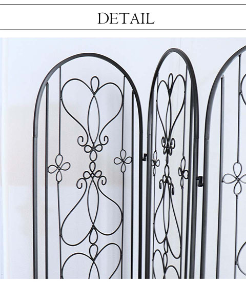 ハートがかわいい アイアン製パーテーション輸入家具の通販ショップ-5