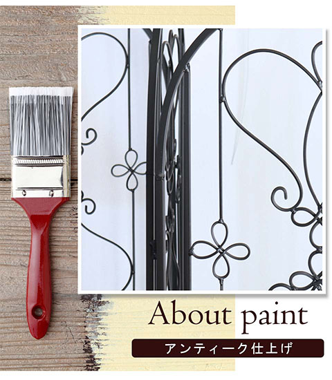 ハートがかわいい アイアン製パーテーション輸入家具の通販ショップ-10