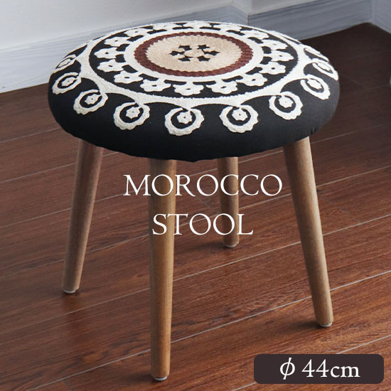 かわいい丸椅子スツール　黒輸入家具の通販ショップ-12