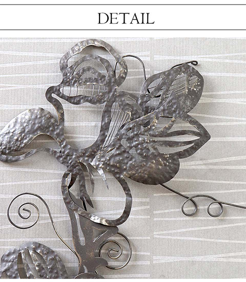 壁面をおしゃれに演出 ウォールアート オリエンタルフラワー｜Y-KAGU