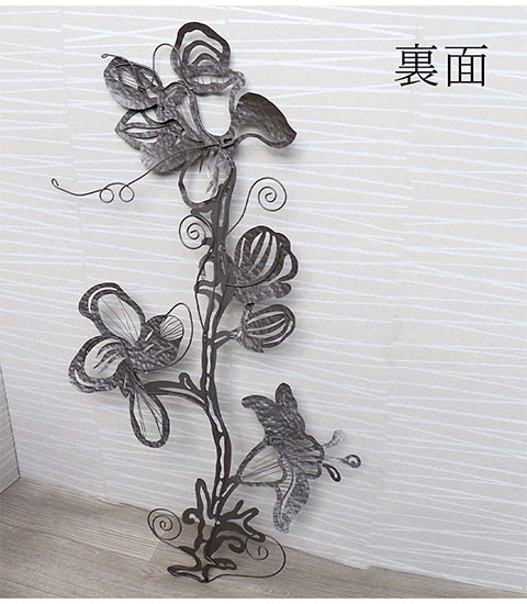アイアン製 おしゃれな壁掛花のモチーフ シャビー 輸入家具の通販-7