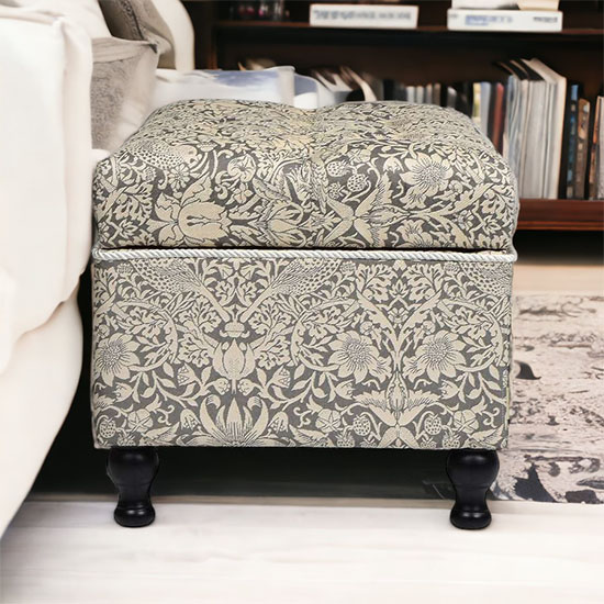 ジェニファーテイラー,Jennifer,Taylor,収納付きベンチ,いちご泥棒（グレー）,おしゃれ,｜Y-KAGU(輸入家具屋さん.com)-4