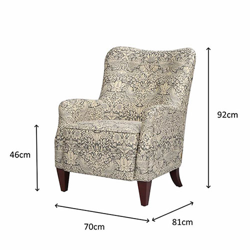 ジェニファーテイラー,Jennifer,Taylor,1Pソファ(アームチェア),いちご泥棒（グレー）,おしゃれ,｜Y-KAGU(輸入家具屋さん.com)-2