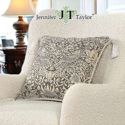 ジェニファーテイラー,Jennifer,Taylor,クッション,いちご泥棒（グレー）,おしゃれ,45×45cm｜Y-KAGU(輸入家具屋さん.com)-7