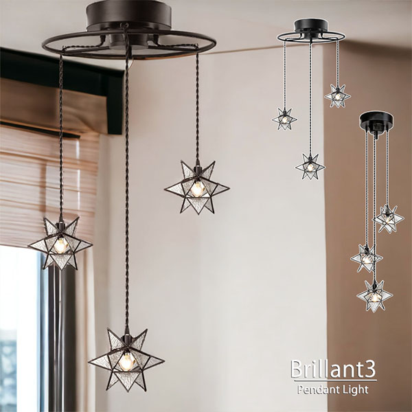 星型ペンダントライト LEDバルブ付き 3本入り 星型ペンダントライト LEDバルブ付き 3本入り Amazon.co.jp