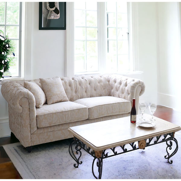 チェスターフィールド ソファ 2P 2人掛け エレガント ヨーロピアン おしゃれ 可愛い 姫系 ロココ調-8