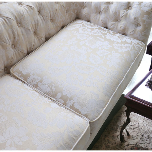 チェスターフィールド ソファ 2P 2人掛け エレガント ヨーロピアン おしゃれ 可愛い 姫系 ロココ調-12