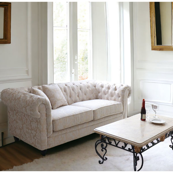 輸入家具 三人掛けソファ チェスターフィールド リバプールソファ  