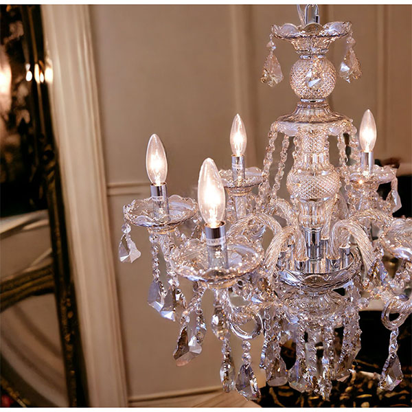 LED,クリスタル,シャンデリア,6灯,アンバー-10