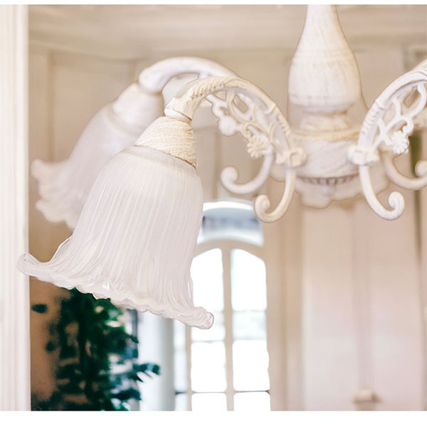 【LED対応】,クリスタルガラス,シーリングランプ(シャンデリア),5灯(ロレーヌ・ホワイト),おしゃれ,照明,通販-13