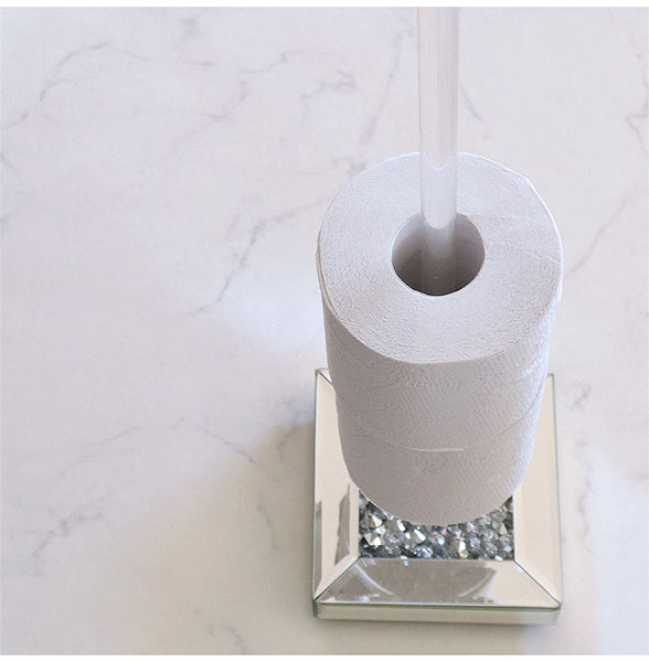 トイレットペーパースタンド,おしゃれ,キラキラ,トイレットペーパー,ホルダー,自立式,店舗什器,サロン,飲食店-6