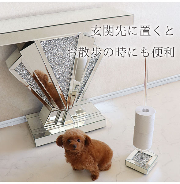 トイレットペーパースタンド,おしゃれ,キラキラ,トイレットペーパー,ホルダー,自立式,店舗什器,サロン,飲食店-9