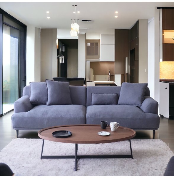 センターテーブル,ウォールナット,おしゃれ,リビングテーブル,120cm,楕円,黒,ローテーブル,リビングテーブル,ウォル-ナット-4