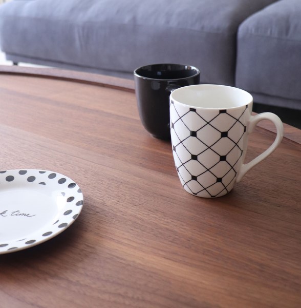 センターテーブル,ウォールナット,おしゃれ,リビングテーブル,120cm,楕円,黒,ローテーブル,リビングテーブル,ウォル-ナット-9