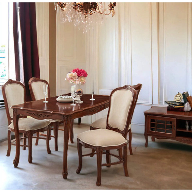 アンティーク調 選べるサイズのダイニングセット（4人掛け・6人掛け  