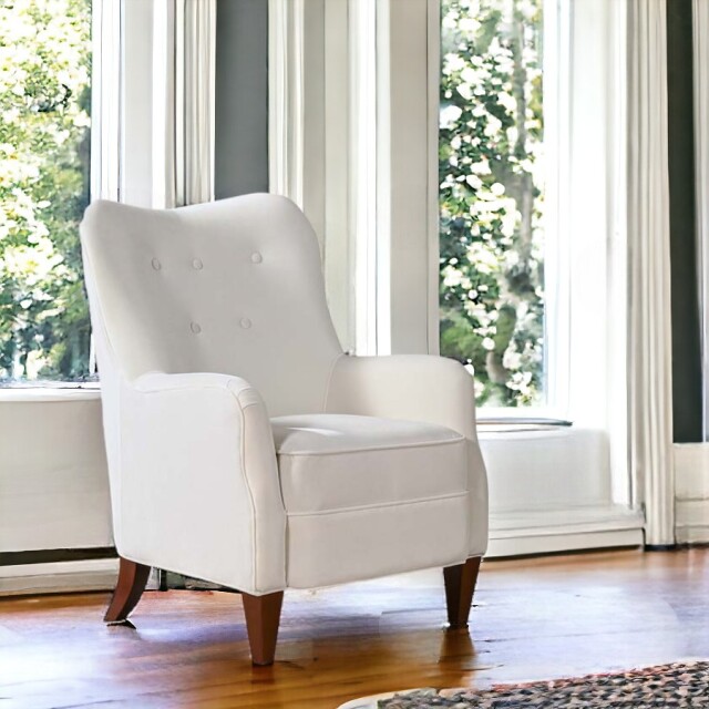 ジェニファーテイラー アームチェア 1Pソファ 1人掛け（ホワイト） Jennifir Taylor-1