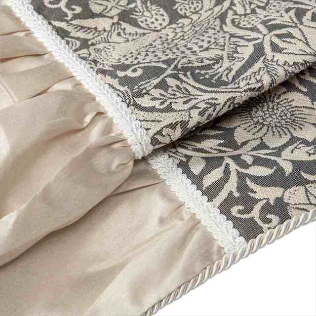 ジェニファーテイラー マルチカバー いちご泥棒（GR） 180×160cm Strawberry Thief-4