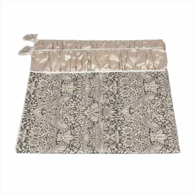 ジェニファーテイラー マルチカバー いちご泥棒（GR） 180×160cm Strawberry Thief-6