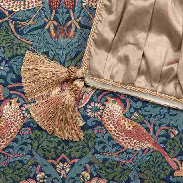 ジェニファーテイラー マルチカバー いちご泥棒 180×160cm Strawberry Thief-4