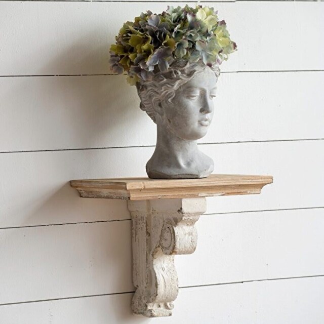 フレンチシャビーインテリア ウォールシェルフ ウッド棚-1