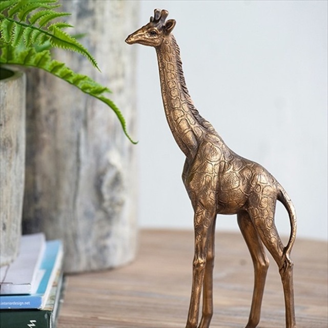 【2サイズ】 動物の置物 キリン オブジェ 風水 アニマルオブジェ おしゃれ 海外インテリア-3