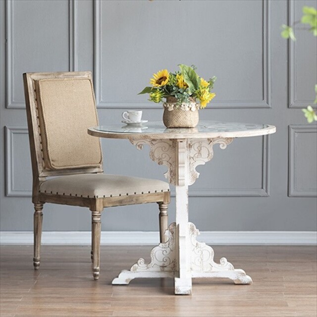 フランス アンティーク Side Table 味噌 サイドテーブル チェア 