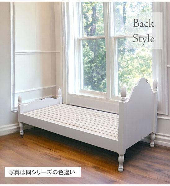 セミダブルベッド(ブラウン)｜ANGELIA(アンジェリカ) 姫系クラシック  